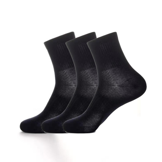 The Glides Thin Quarter Ankle Bamboo and Yak Cashmere Socks (3 Pack)